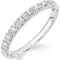 Love Diamond 9Ct White Gold 50 Points Of Diamond Eternity Ring