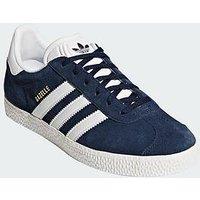 Adidas Originals Unisex Junior Gazelle Trainers - Navy