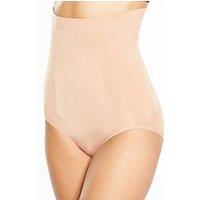 Womens SPANX OnCore High Waisted Mid Thigh Nude Slimmer Short Size M TY-2511