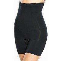 Spanx Oncore High Waisted Mid Thigh Firm Control Short - Black