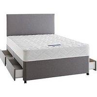 Silentnight Celine Miracoil Sprung Mattress And Divan Base Bed Set (Headboard Sold Separately)