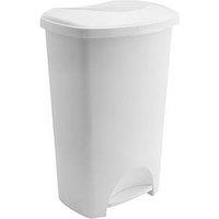 Addis 50-Litre Pedal Bin In White