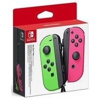 Nintendo Switch Joy-Con Controller Twin Pack, Wireless, Rechargeable &Ndash; Neon Pink/Neon Green