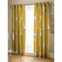 Catherine Lansfield Canterbury Lined Eyelet Curtains