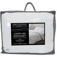 Very Home Luxury Like Down 100% Cotton Cover 15.0 Tog Duvet