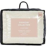Very Home Super Soft Teddy Fleece 13.5 Tog Duvet