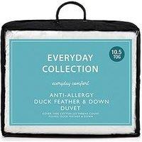 Very Home Anti-Allergy Duck Feather And Down 10.5 Tog Duvet