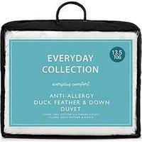 Very Home Anti-Allergy Duck Feather And Down 13.5 Tog Duvet