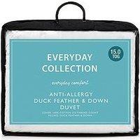 Very Home Anti-Allergy Duck Feather And Down 15 Tog Duvet