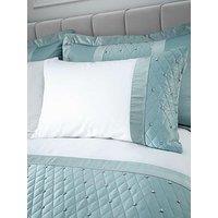 Catherine Lansfield Sequin Cluster Duvet Cover Set - Duck Egg Blue