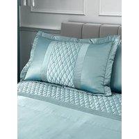 Catherine Lansfield Pair Of Sequin Cluster Pillow Shams - Duck Egg