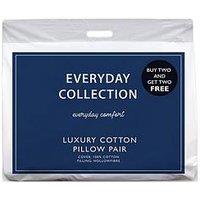 Very Home Pure Cotton Pillows &Ndash; Buy 2 Get 2 Free!