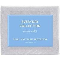 Very Home Terry Cotton Waterproof Mattress Protector