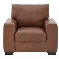 Very Home Hampshire Italian Leather Armchair - Fsc Certified