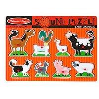 Melissa & Doug Farm Animals Sound Puzzle