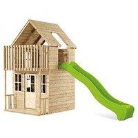 Tp Skye Two Storey Wooden Playhouse & Slide