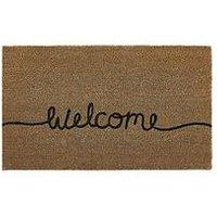 My Mat Welcome Coir Doormat - Natural