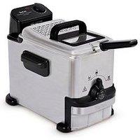 Tefal Oleoclean Compact 2L Semi-Professional Deep Fryer, Stainless Steel, Fr701640