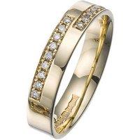 Love Diamond 9Ct 18 Point Diamond 4Mm Wedding Ring