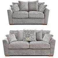 Very Home Kingston 3 Seater + 2 Seater Scatter Back Sofa Set
