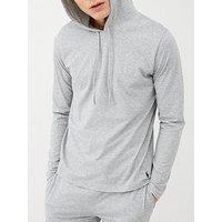 Polo Ralph Lauren Hooded Lounge Top - Grey Melange