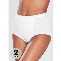 Sloggi 2 Pack Control Maxi Brief - White