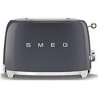Smeg Tsf01 Retro Style 2 Slice Toaster, 950W - White