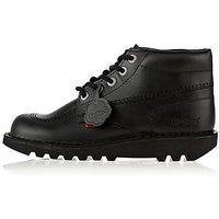 Kickers Kick Hi Leather Ankle Boots - Black
