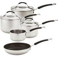 Meyer Induction 5-Piece Stainless Steel Pan Set