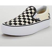 Vans Unisex Classic Slip-On Platform Trainers - Pink