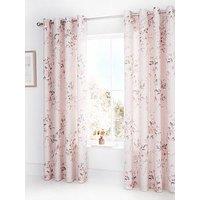 Catherine Lansfield Canterbury Glitter Eyelet Curtains