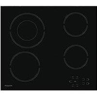 Hotpoint Hr612Ch 60Cm Wide Built-In Ceramic Hob - Black - Oven With Installation