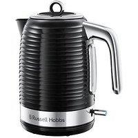 Russell Hobbs Inspire Textured Black Plastic Kettle - 24361