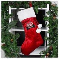 Personalised Santa Paws Christmas Dog Stocking