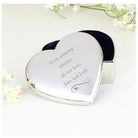 The Personalised Memento Company Personalised Heart Trinket Box