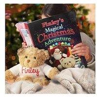 Personalised Magical Christmas Book And Bear Gift Set