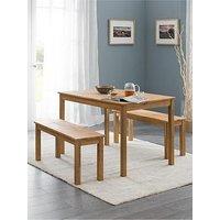 Julian Bowen Coxmoor 101 Cm Solid Oak Bench