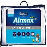 Silentnight Airmax 800 8 Cm Mattress Topper - White