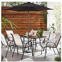 Very Home Province 8-Piece Dining Set Garden Furniture