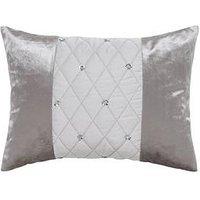Catherine Lansfield Sequin Cluster Cushion - Silver