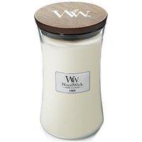 Woodwick Large Hourglass Candle &Ndash; Linen