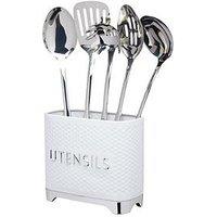 Kitchencraft Lovello Utensil Store &Ndash; Ice White