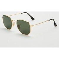 Ray-Ban Hexagonal Sunglasses - Gold