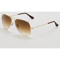 Ray-Ban Aviator Sunglasses - Gold