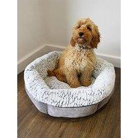 Rosewood Luxury Fleece-Lined Plush Pet Bed 61Cm