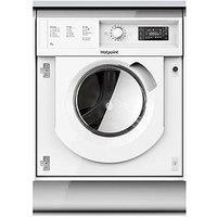 Hotpoint Biwmhg71483Ukn 7Kg Load, 1400 Spin Integrated Washing Machine - White - Washing Machine Wit