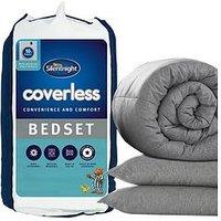 Silentnight Coverless 10.5 Tog Duvet With Pillowcases - Grey