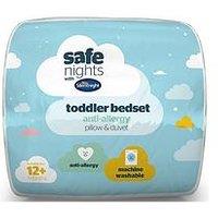 Silentnight Safe Nights Anti-Allergy Toddler Bedset, 4.5 Tog Duvet & Pillow