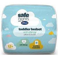 Silentnight Safe Nights Anti-Allergy Toddler Bedset, 9 Tog Duvet & Pillow