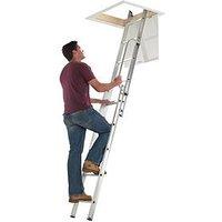 Werner 2 Section Aluminium Loft Ladder